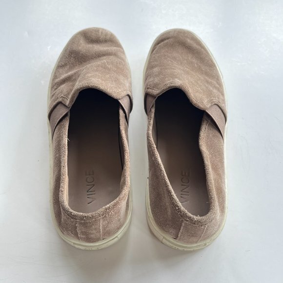 Vince Blair 5 Slip-On Fashion Sneaker Womens Size 6.5M Brown Suede Slip … - Picture 3 of 6